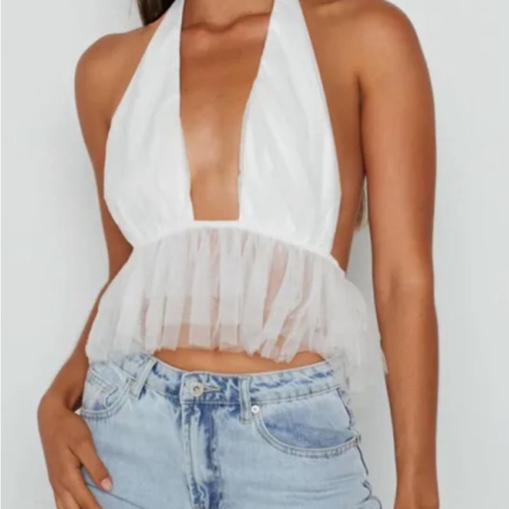 Beginning Boutique Cupcake White Top